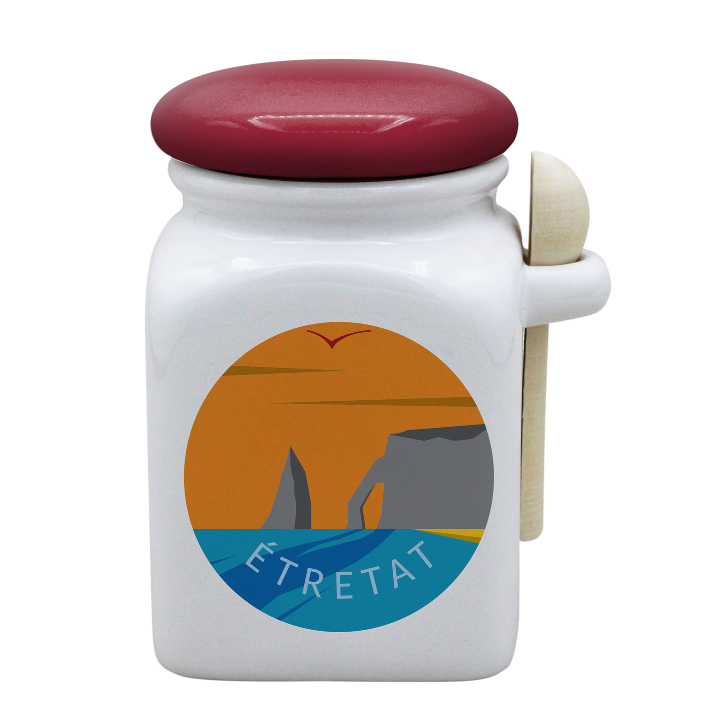 POT BLANC MM COUV. ROUGE+CUIL. BOIS-SPECALVA