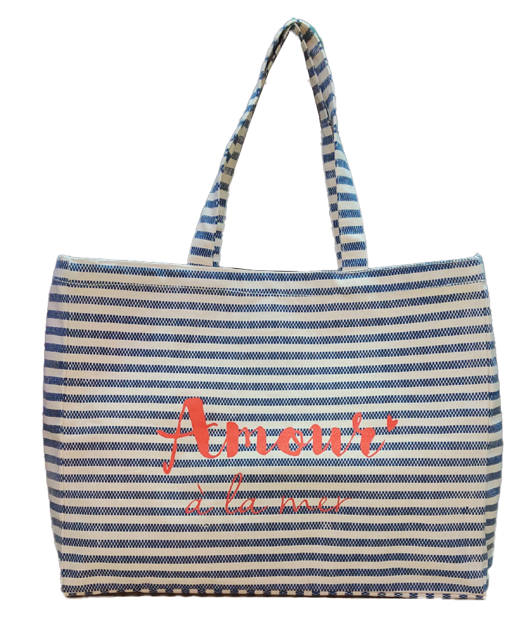 SAC DE PLAGE AMOUR A LA MER