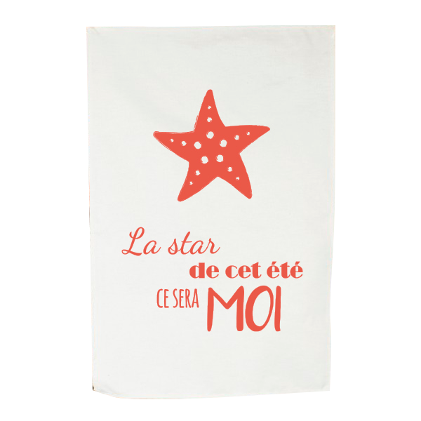 TORCHON STAR ROUGE POEMA