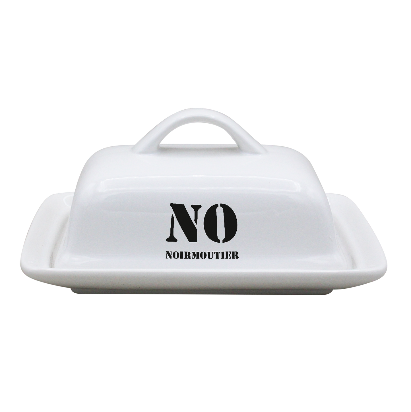 BEURRIER RECTANGLE BLANC-NOIRNO