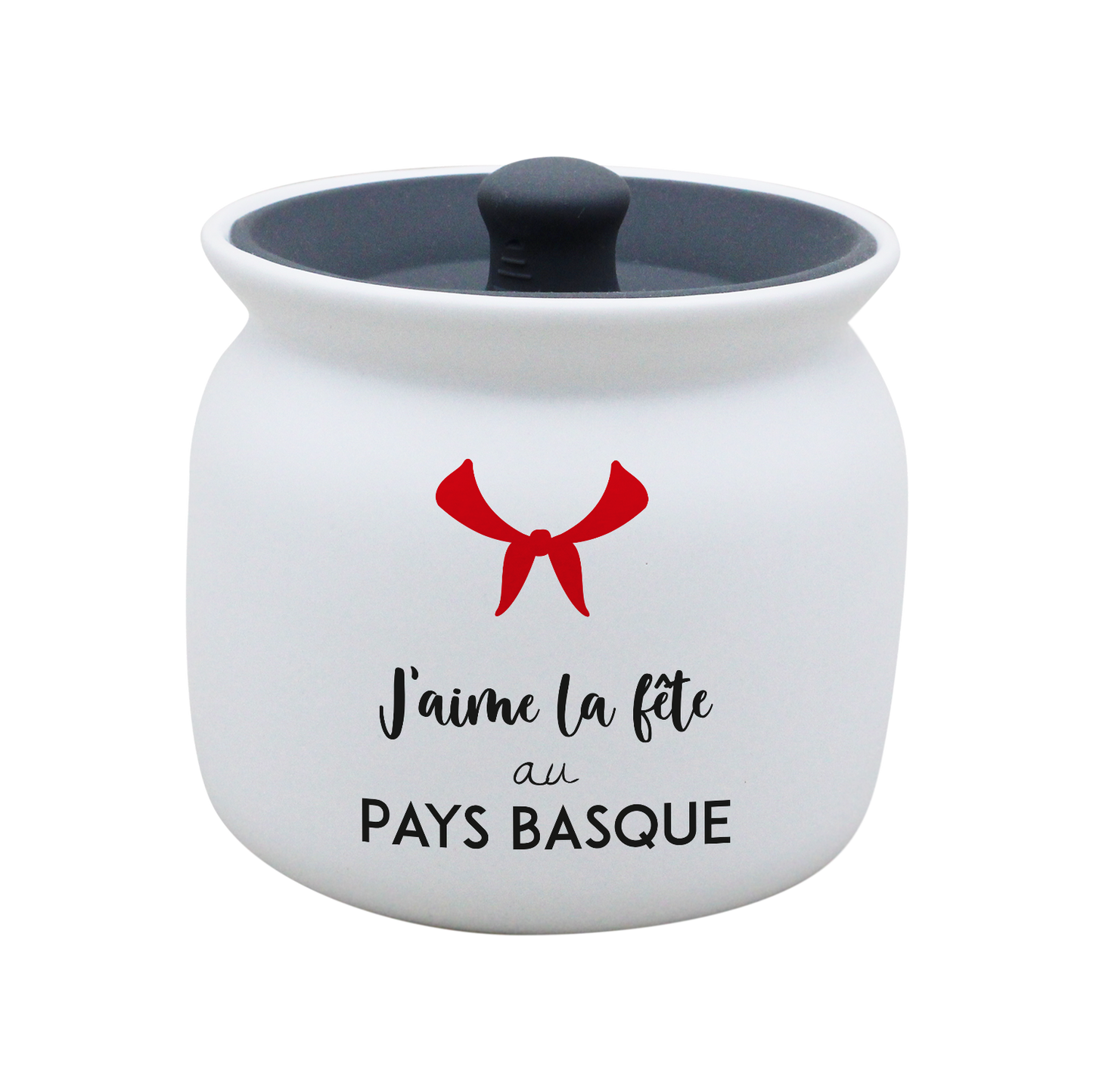 POT BLANC GM COUV. SILICONE GRIS -ESTEBAN2