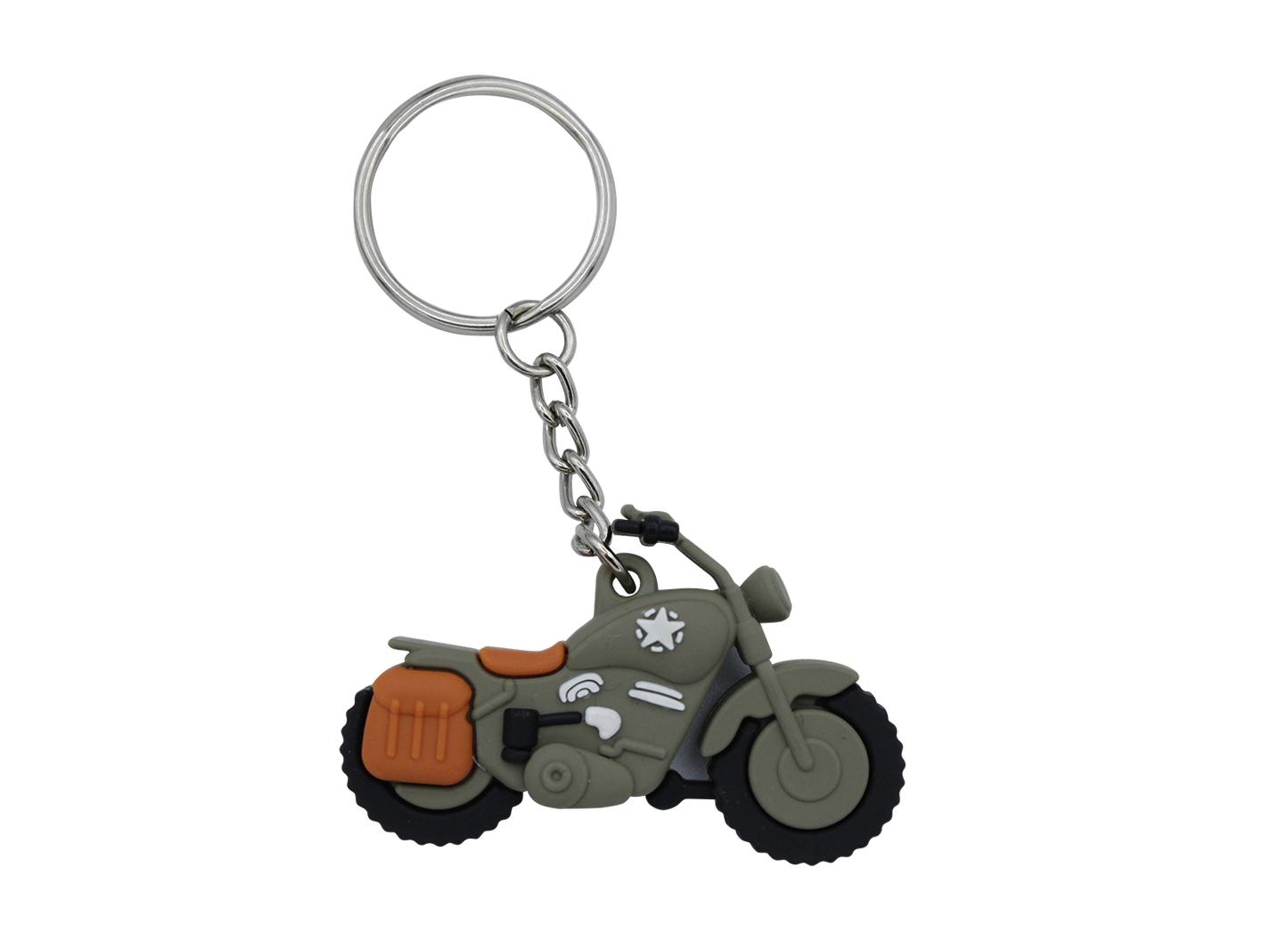 PORTE CLES SILICONE MOTO