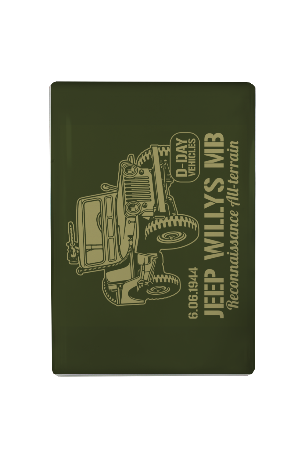 MAGNET D-DAY JEEP