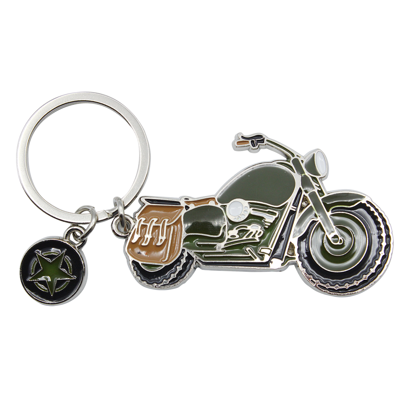 PORTE CLES METAL MOTO