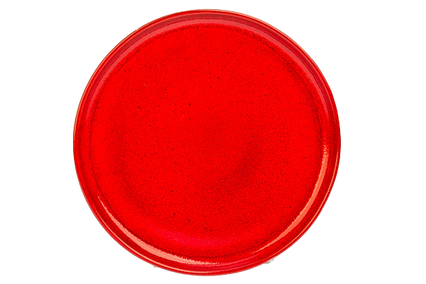 ASSIETTE PLATE DIAM.26 ROUGE