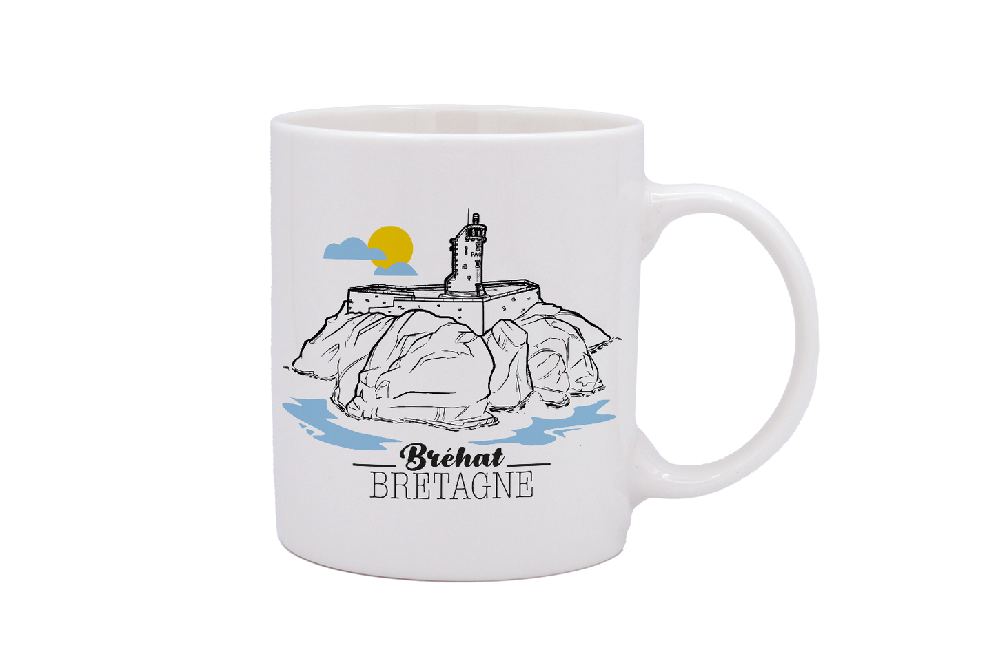 MUG DROIT BLANC-BREPAON