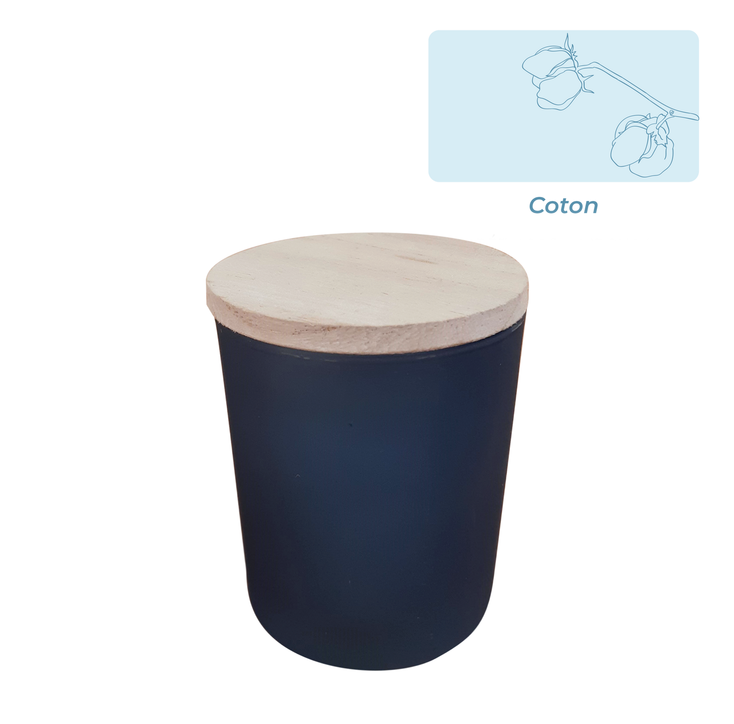 BOUGIE 130gr cire parfum Coton
