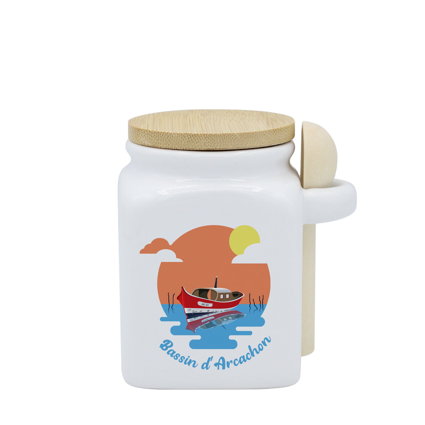 POT BLANC PM COUV. BAMBOO+CUIL. BOIS-BASSINPI