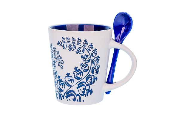 MUG BICOLOR VENDEE BLANC-BLEU