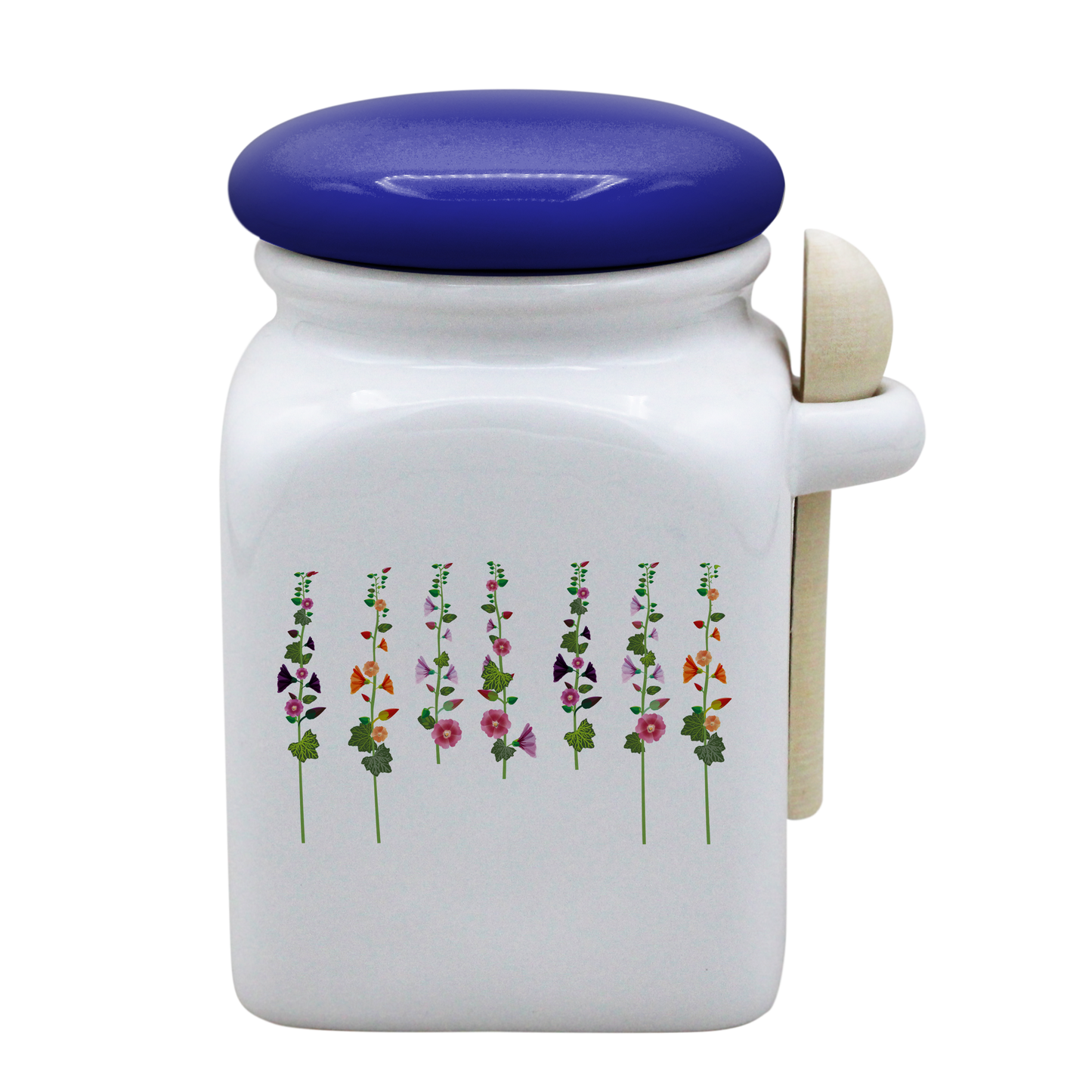 POT BLANC MM COUV. BLEU +CUIL. BOIS-ROTRE