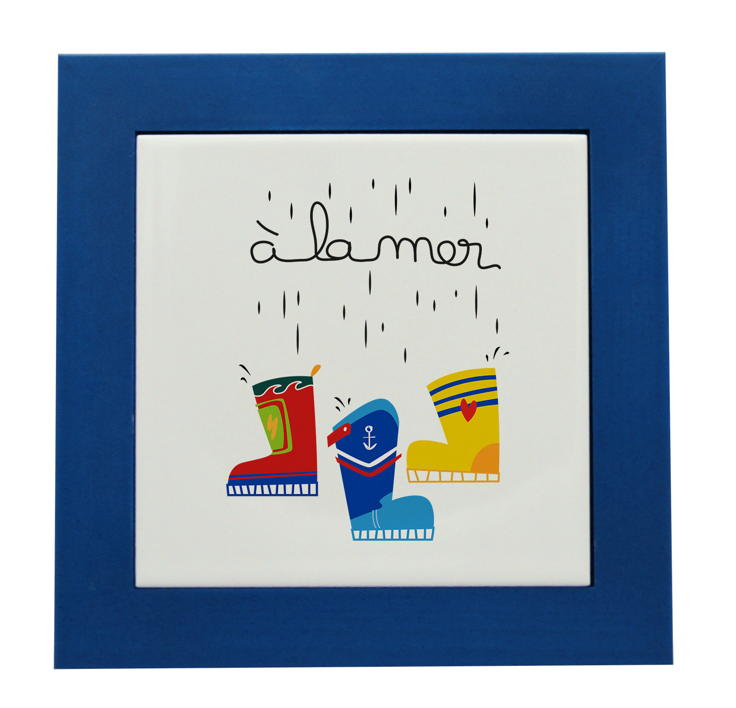 ENTOURAGE BOIS CYAN-CARREAU FAIENCE 15x15 NU-A LA MER BOTTES