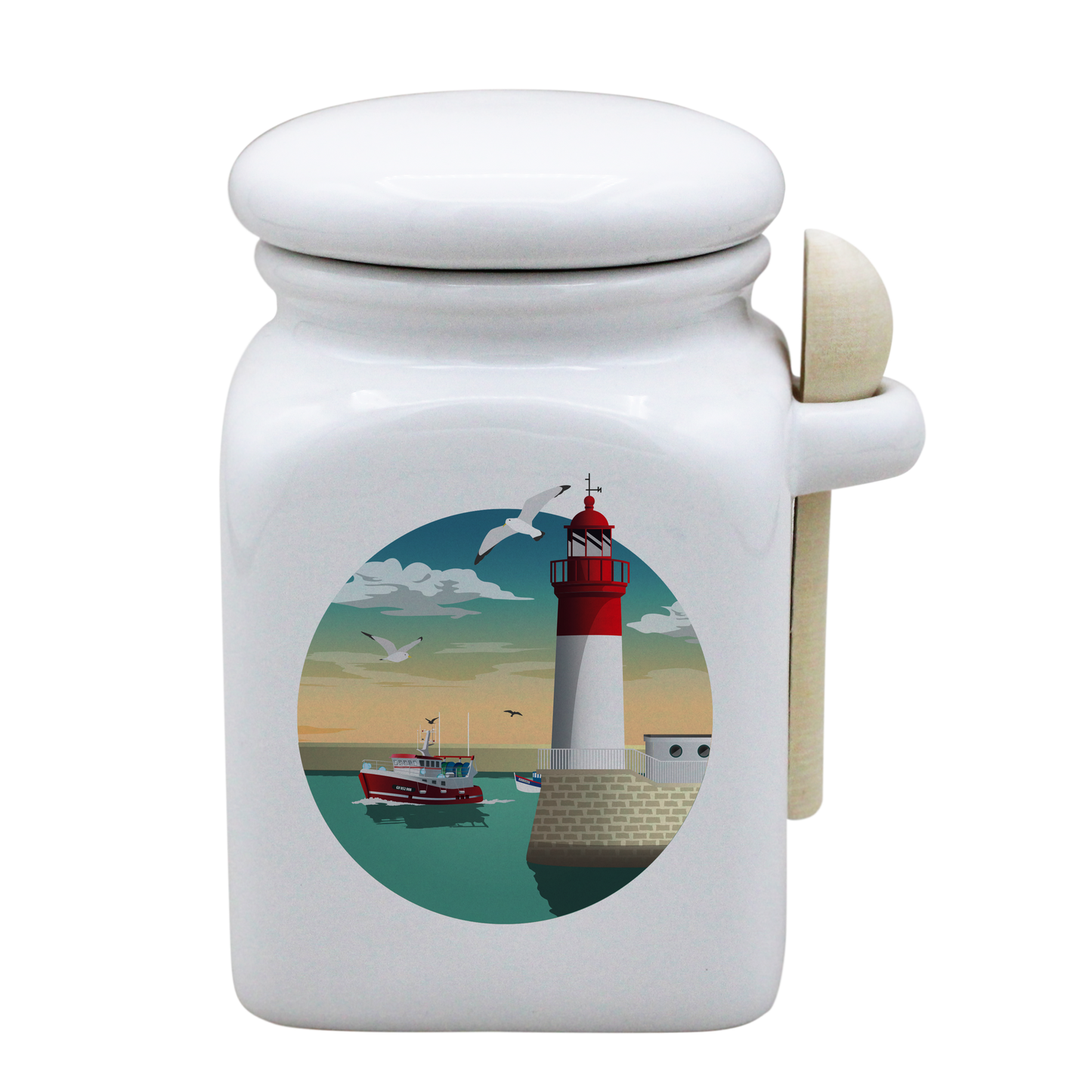 POT BLANC MM COUV. BLANC+CUIL. BOIS-PHARECHA