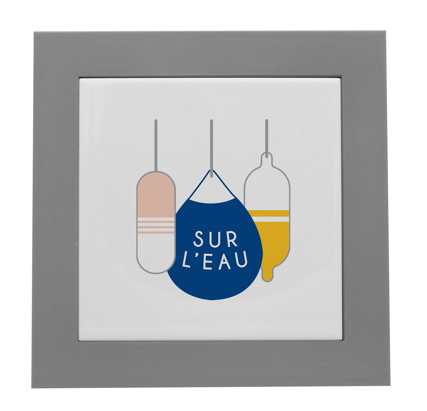 ENTOURAGE BOIS GRIS-CARREAU FAIENCE 15x15 NU-EMIBOUEE