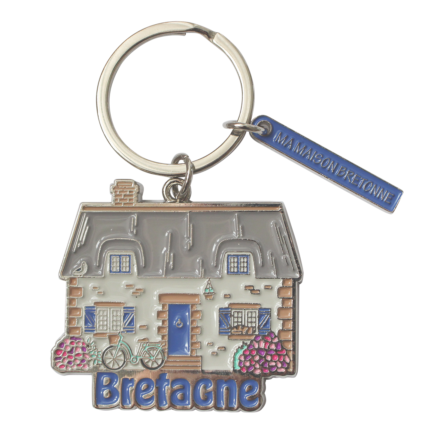PORTE CLÉS MAISON BRETONNE ÉCRIT BRETAGNE