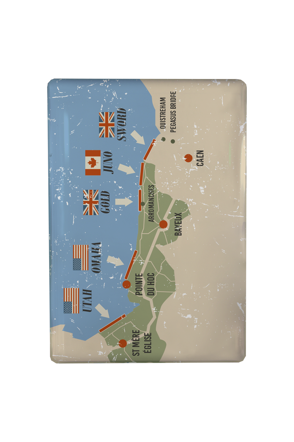 MAGNET CARTE DEBARQUEMENT