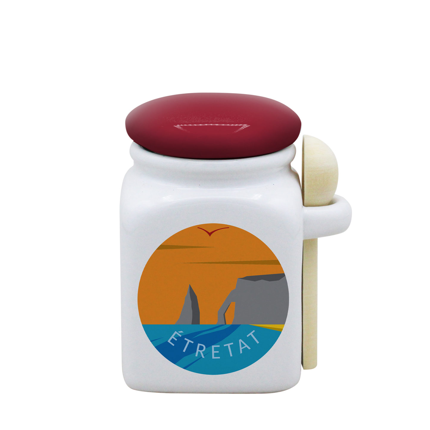 POT BLANC PM COUV. ROUGE+CUIL. BOIS-SPECALVA