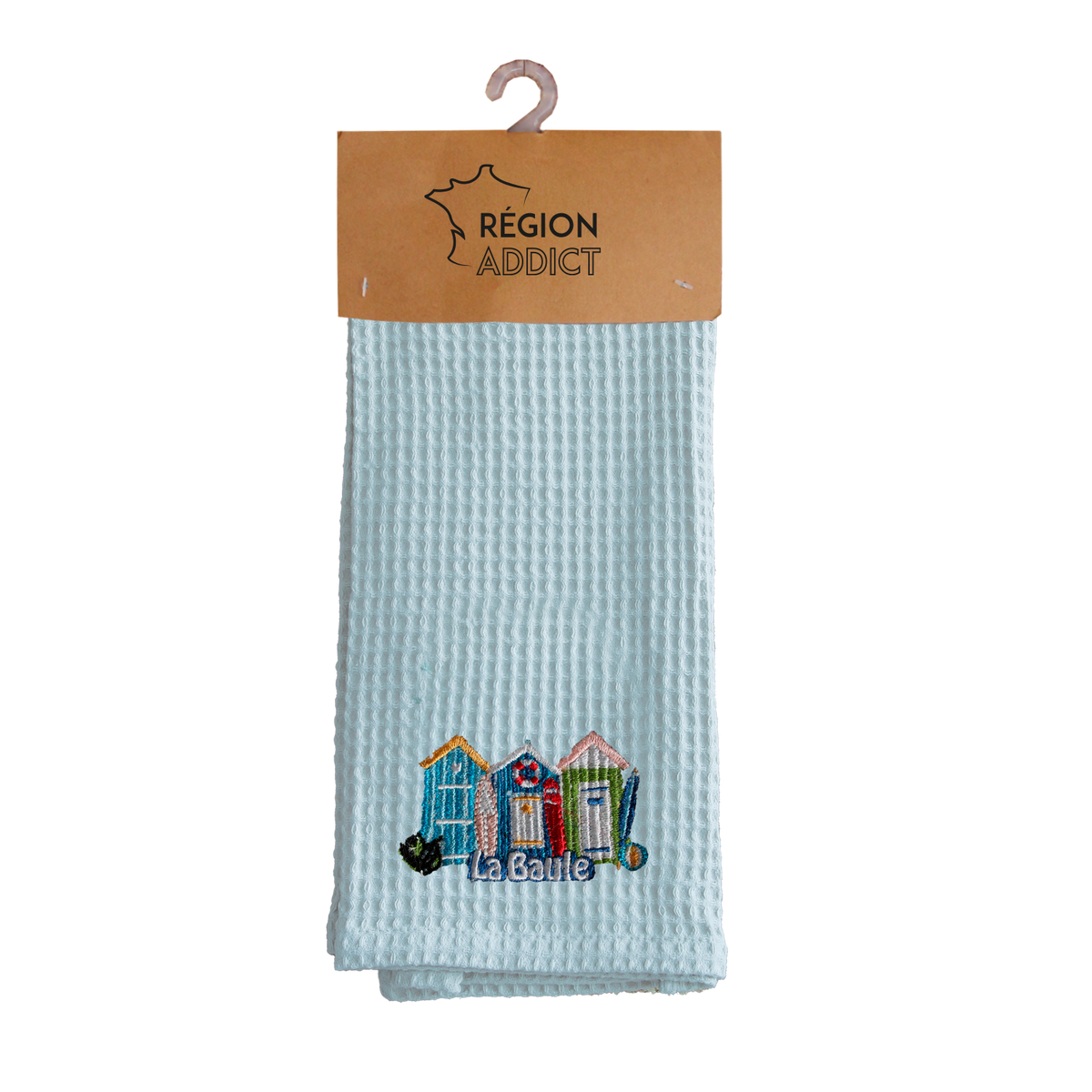 TORCHON NID D'ABEILLE CABINES LA BAULE