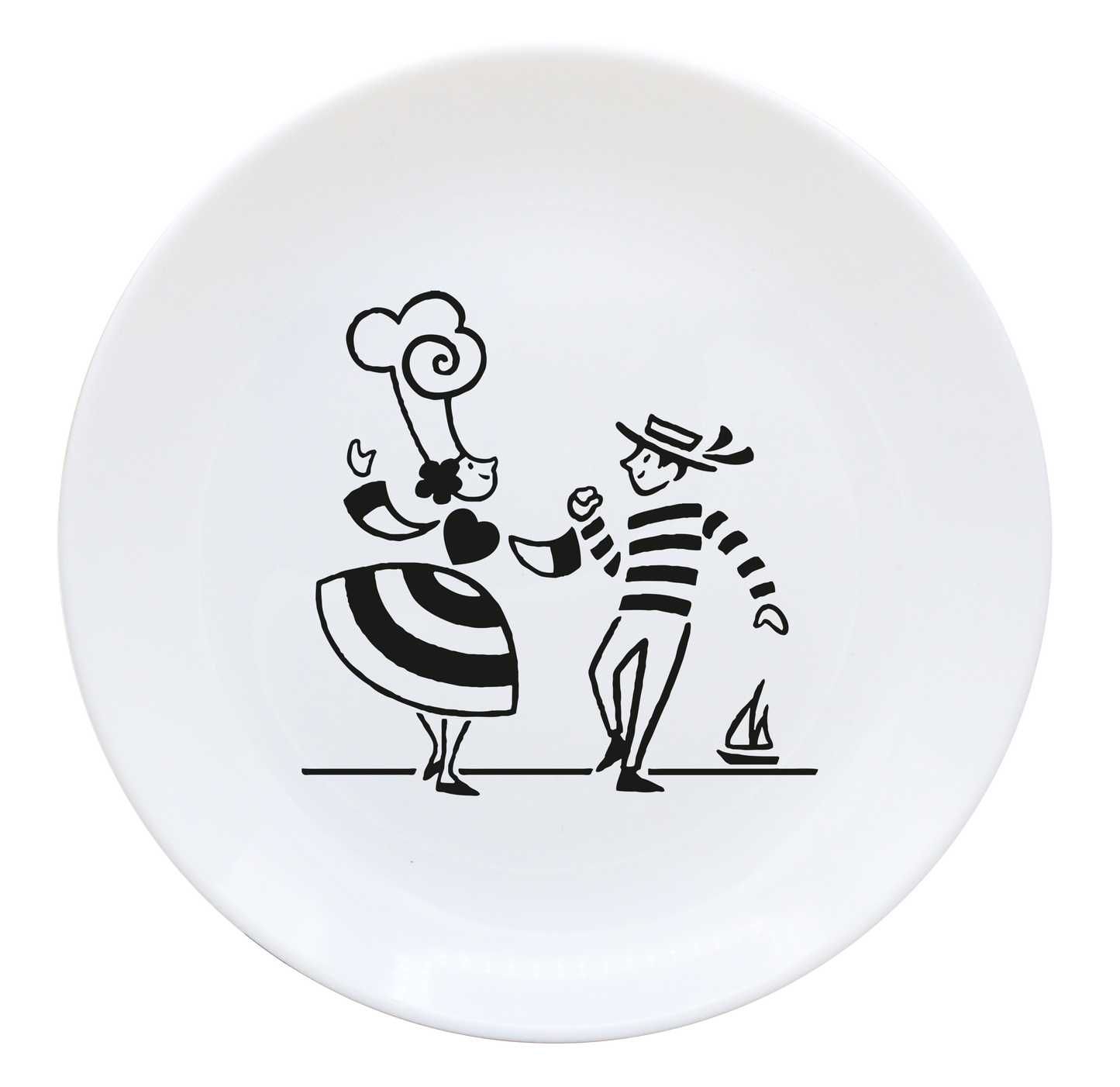 ASSIETTE DESSERT 19cm LUMINARC-LES DANSEURS