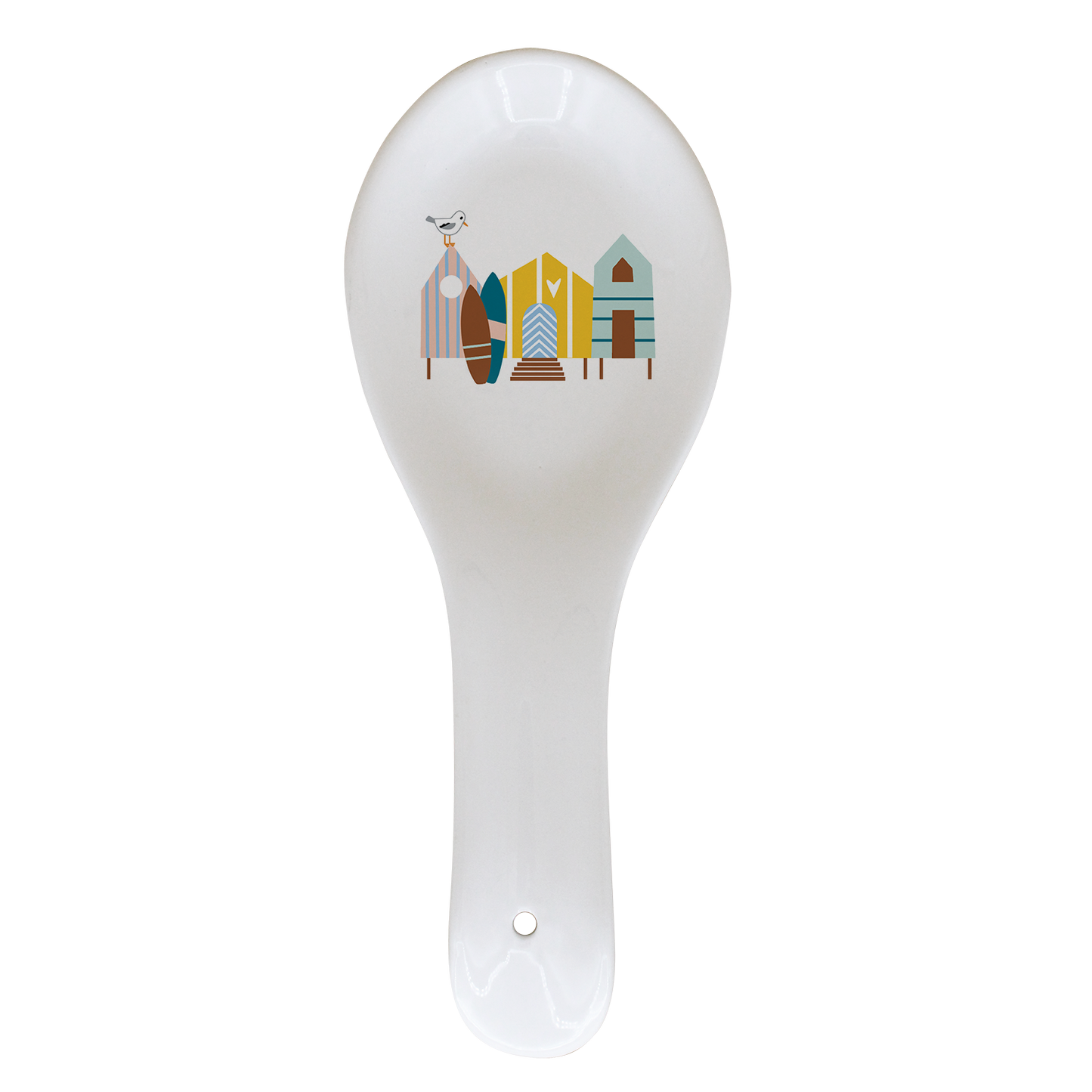 REPOSE CUILLERE BLANC-CABINES ET SURF LA PETITE EMI