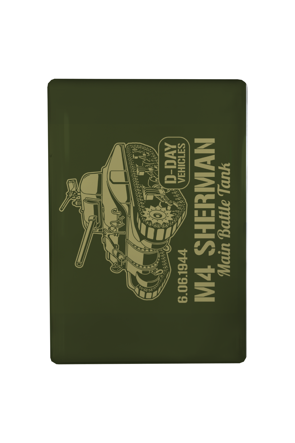 MAGNET D-DAY VEHICULE CHAR
