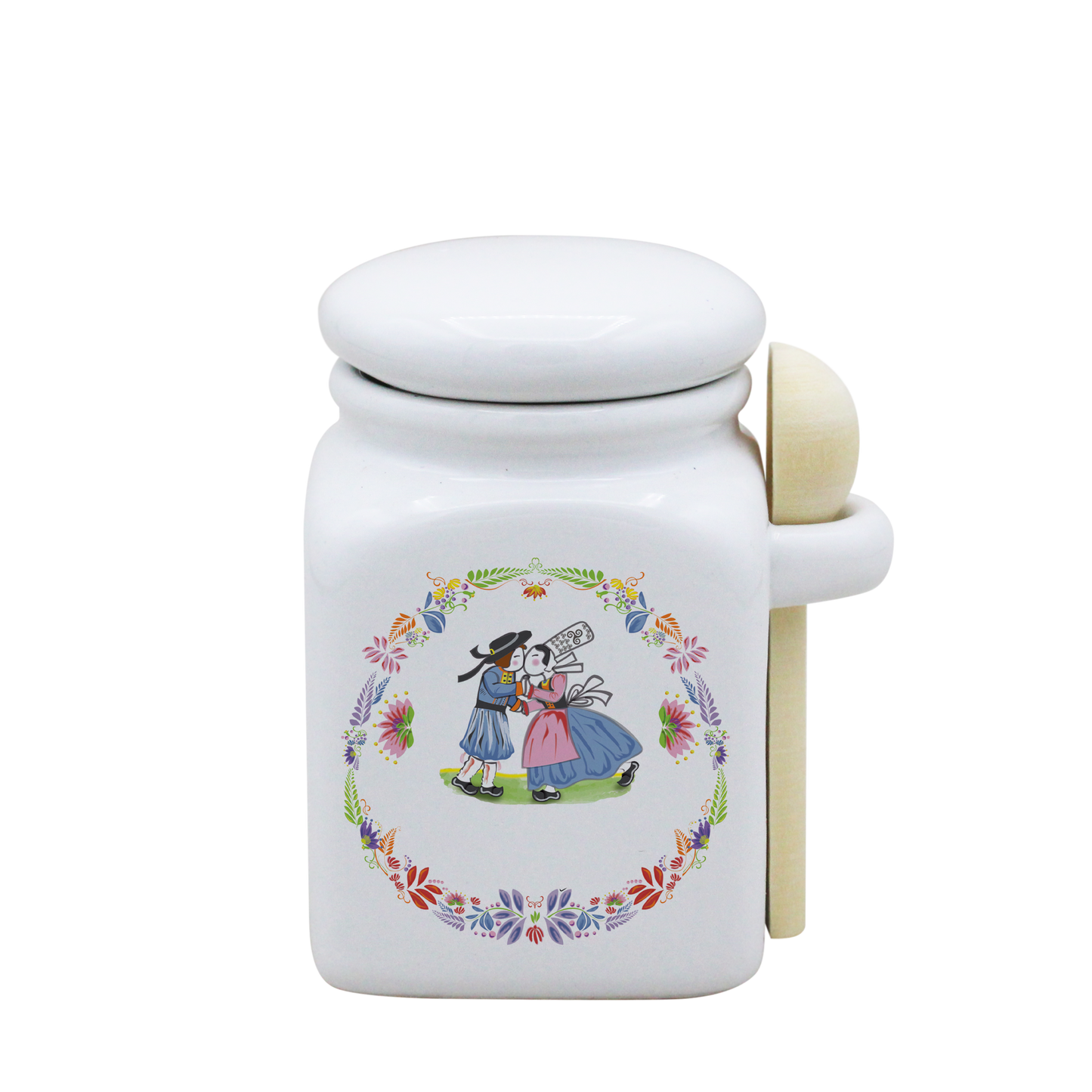 POT BLANC PM COUV. BLANC+CUIL. BOIS-BTNER
