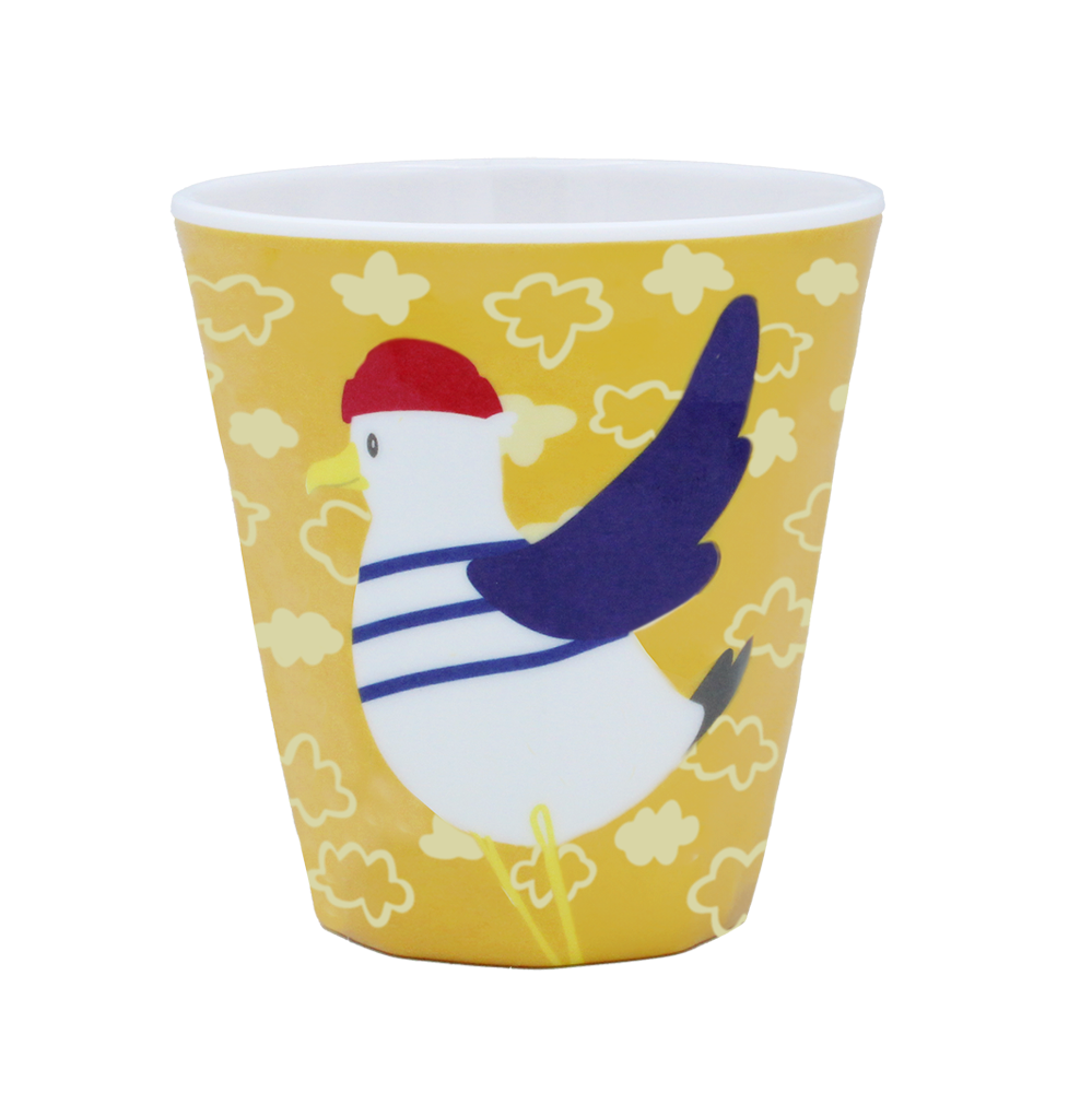 GOBELET MELAMINE ROBERT JAUNE