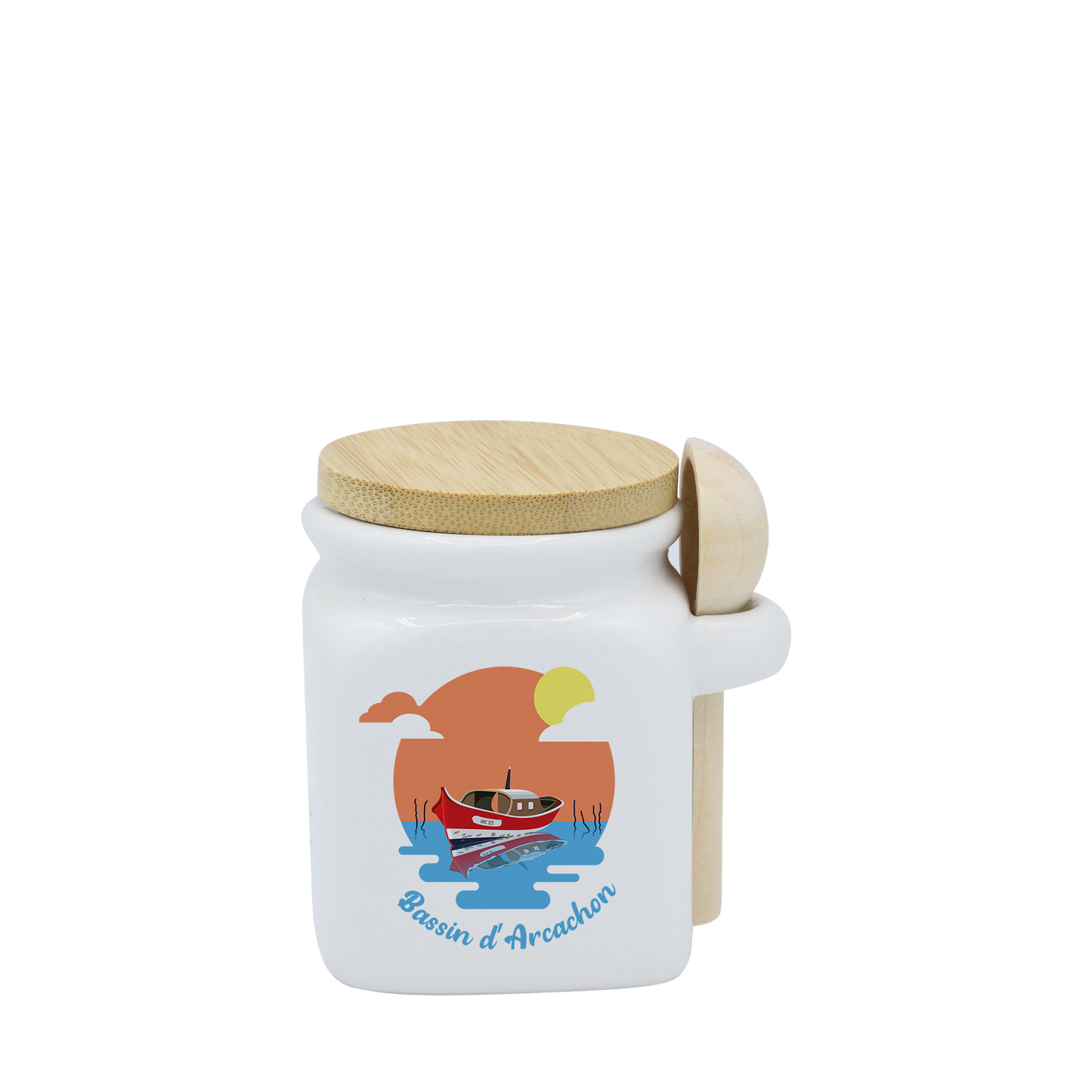 POT BLANC MINI COUV. BAMBOO+CUIL. BOIS-BASSINPI