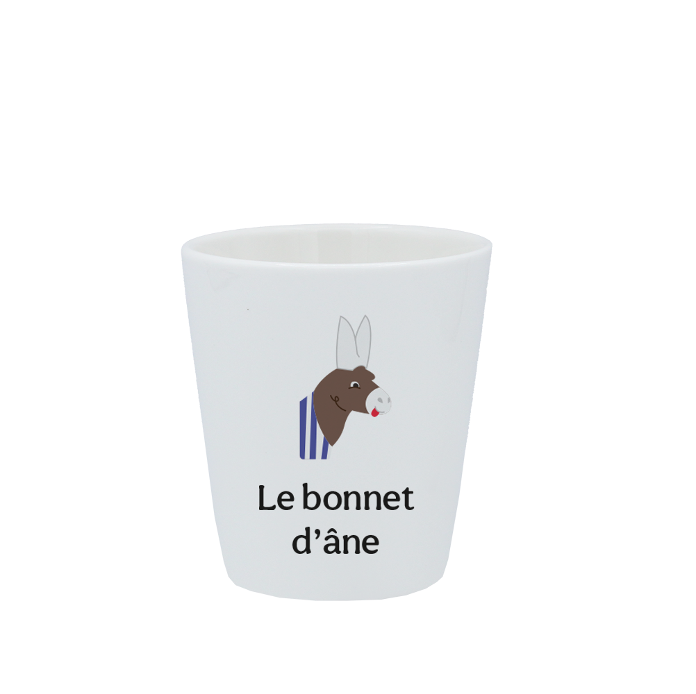 TASSE ESPRESSO BLANCHE S/ANSE - ANE ILE D RE