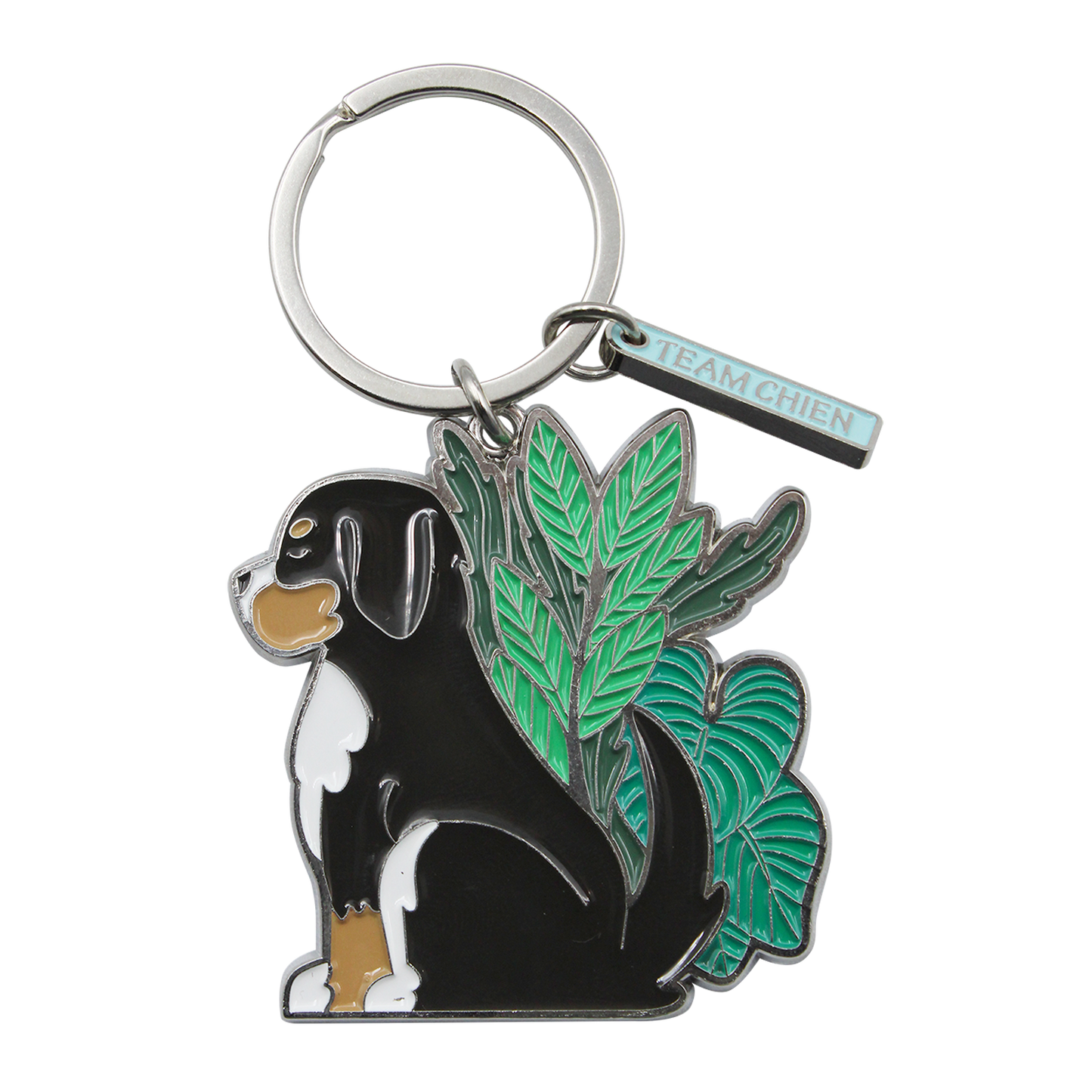 PORTE CLES METAL TEAM CHIEN