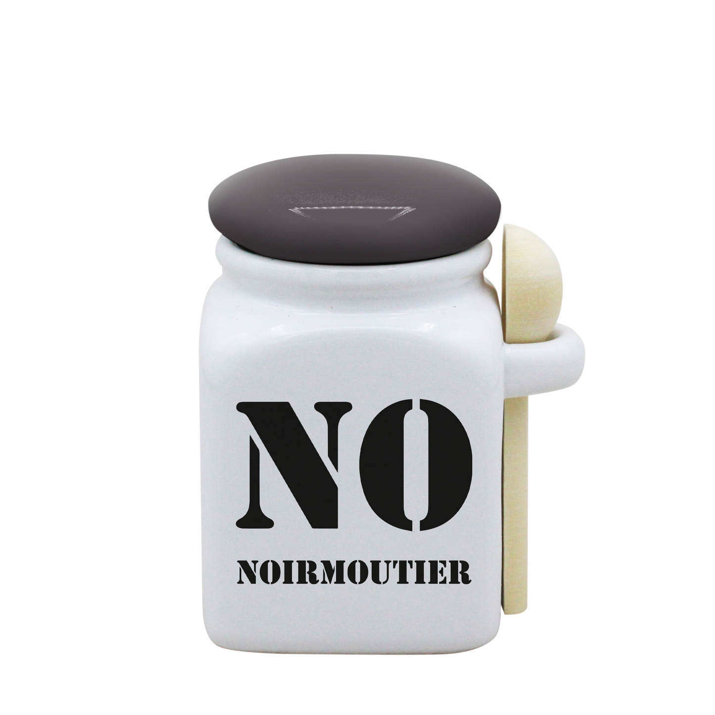 POT BLANC PM COUV. GRIS+CUIL. BOIS-NOIRNO