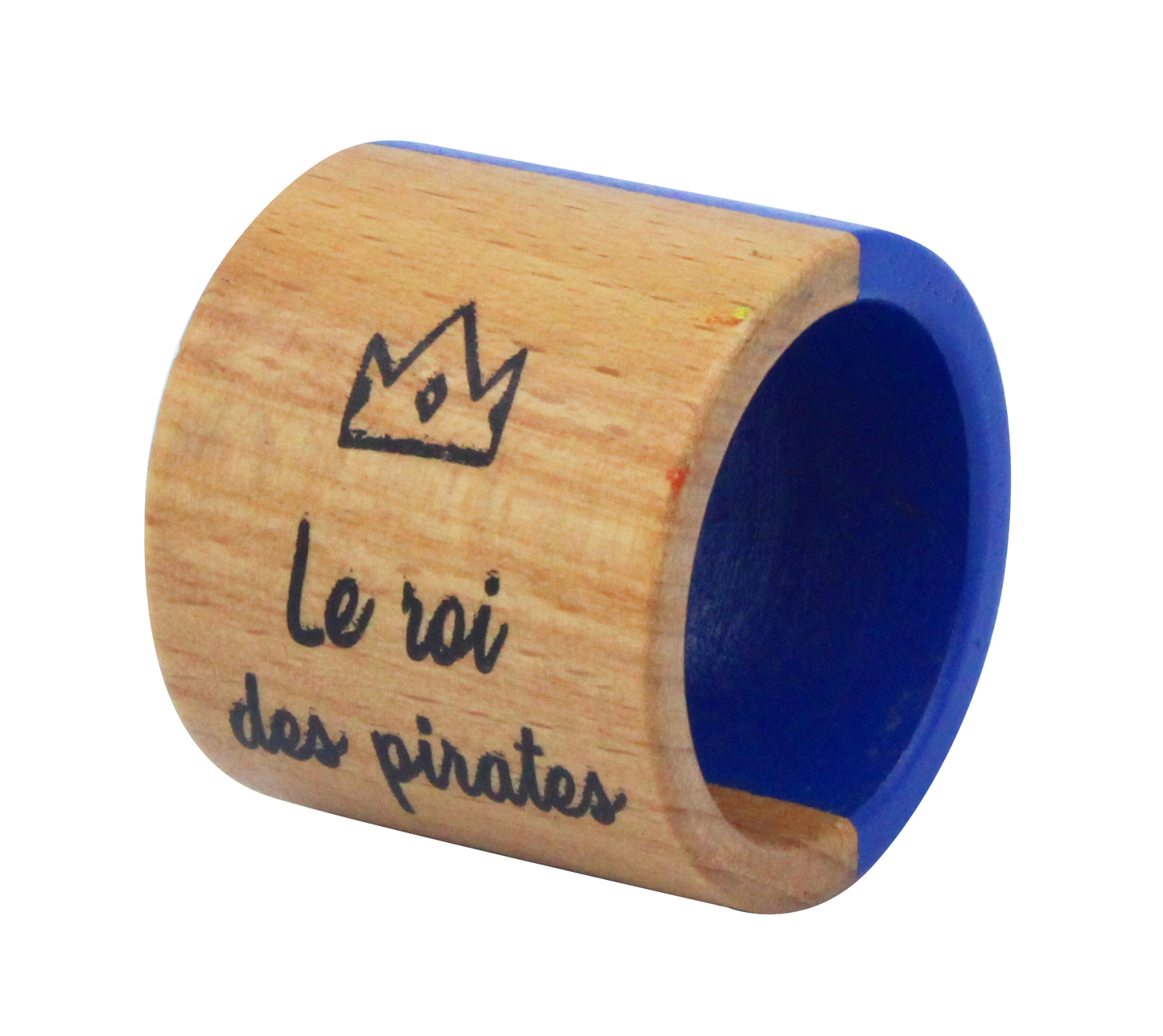 ROND DE SERVIETTE BLEU POEMA