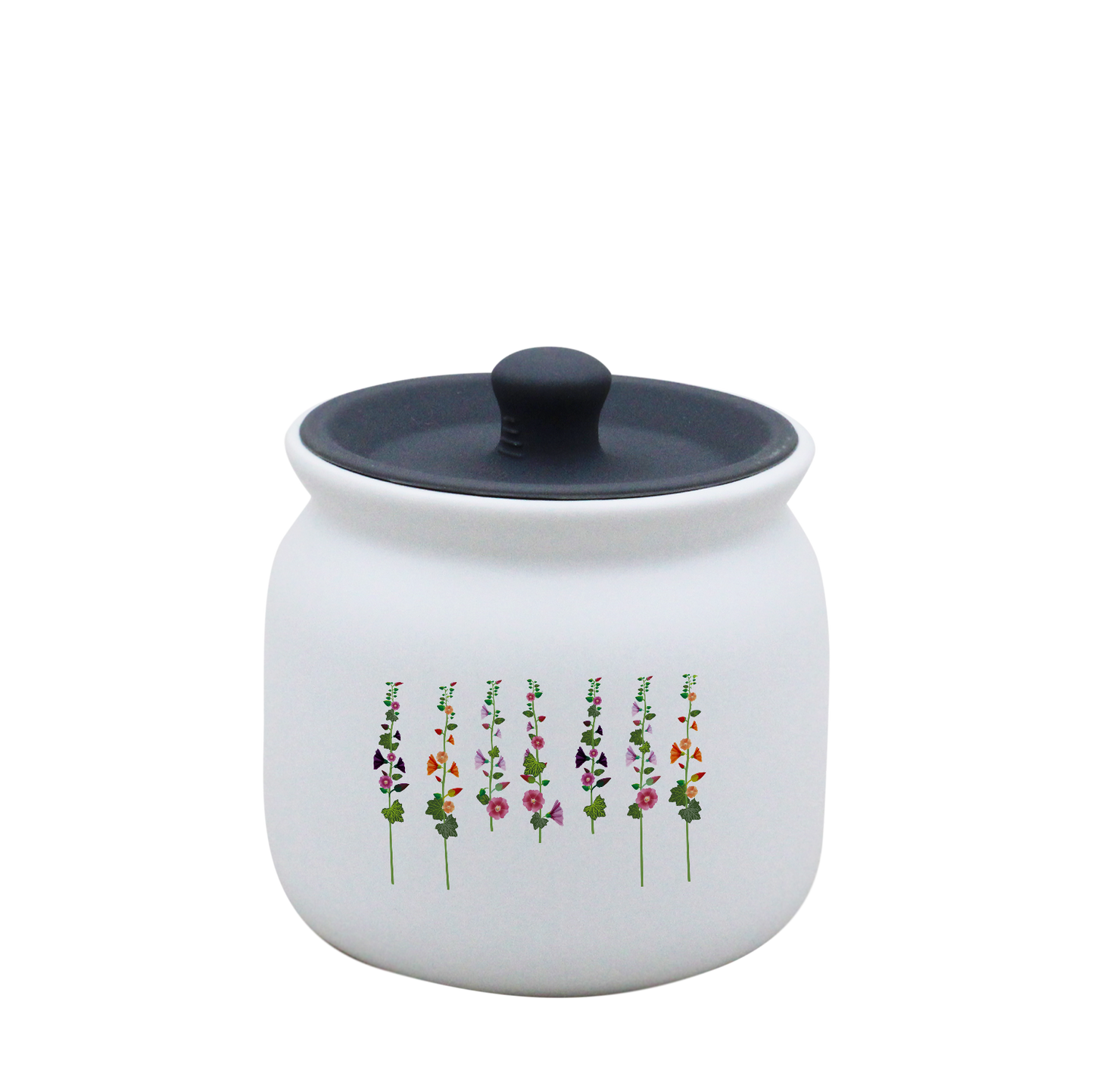 POT BLANC PM COUV. SILICONE GRIS-ROTRE