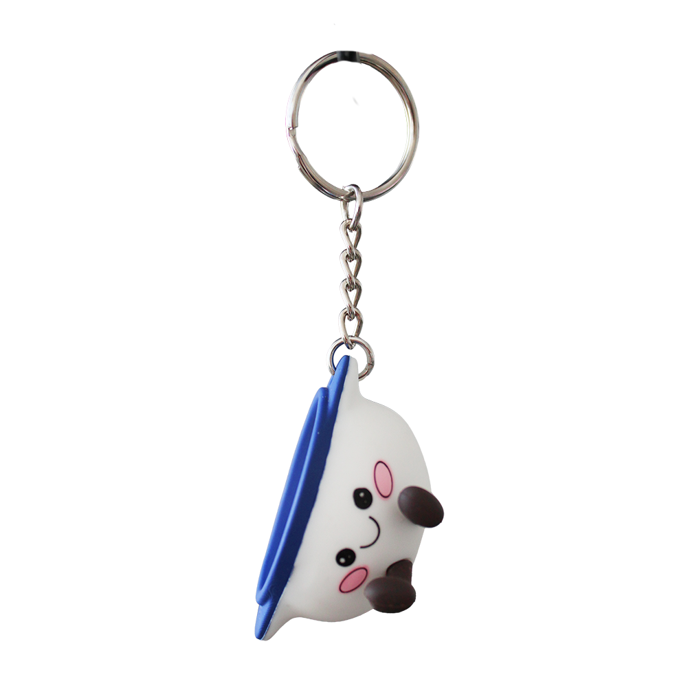 PORTE CLÉS SILICONE BOL À OREILLES