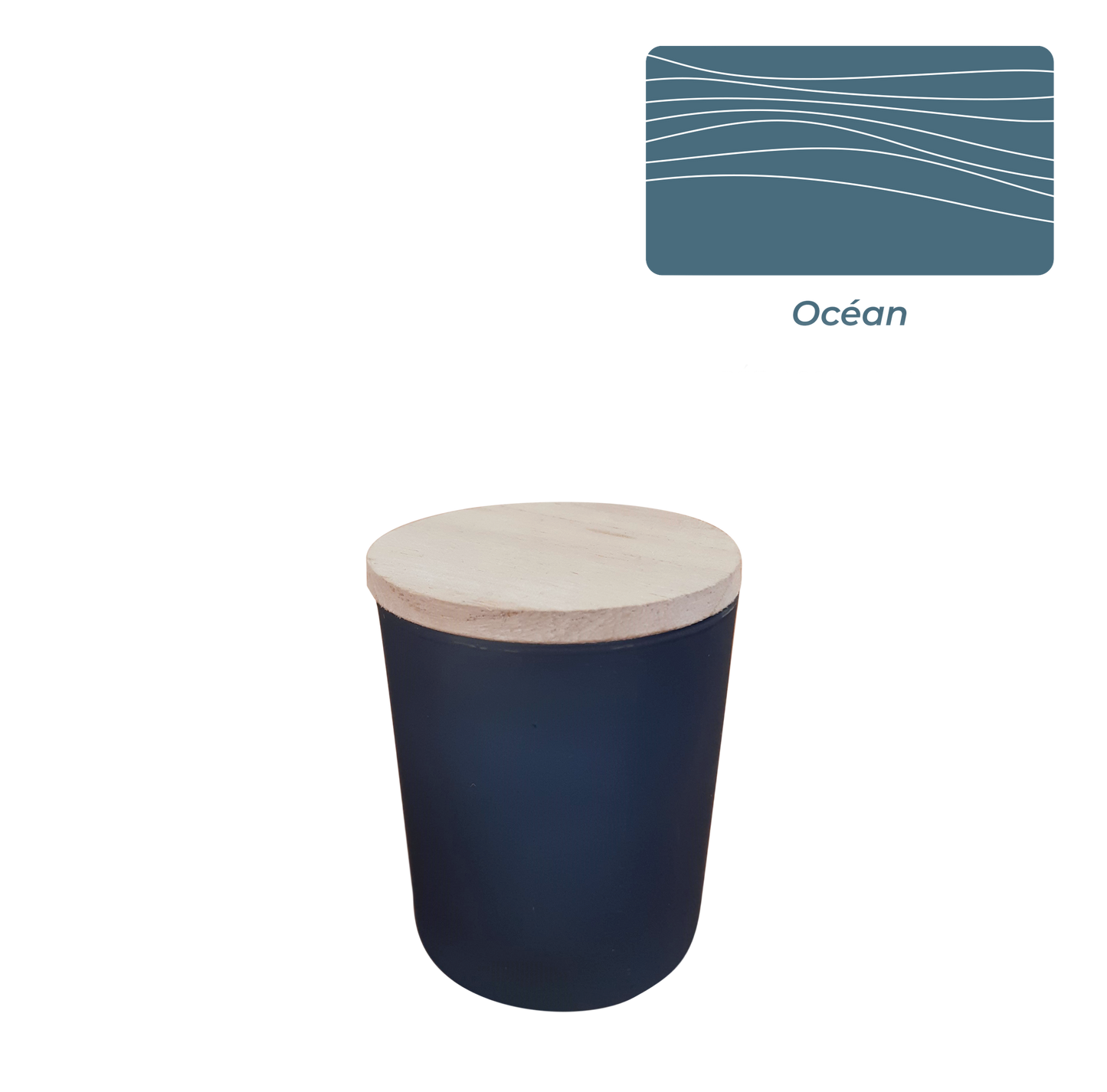 BOUGIE 60gr cire parfum Océan