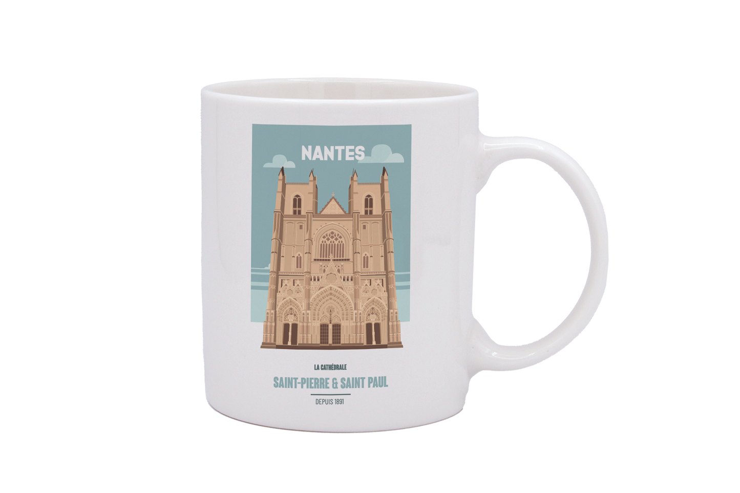 MUG DROIT BLANC-NTECATHE