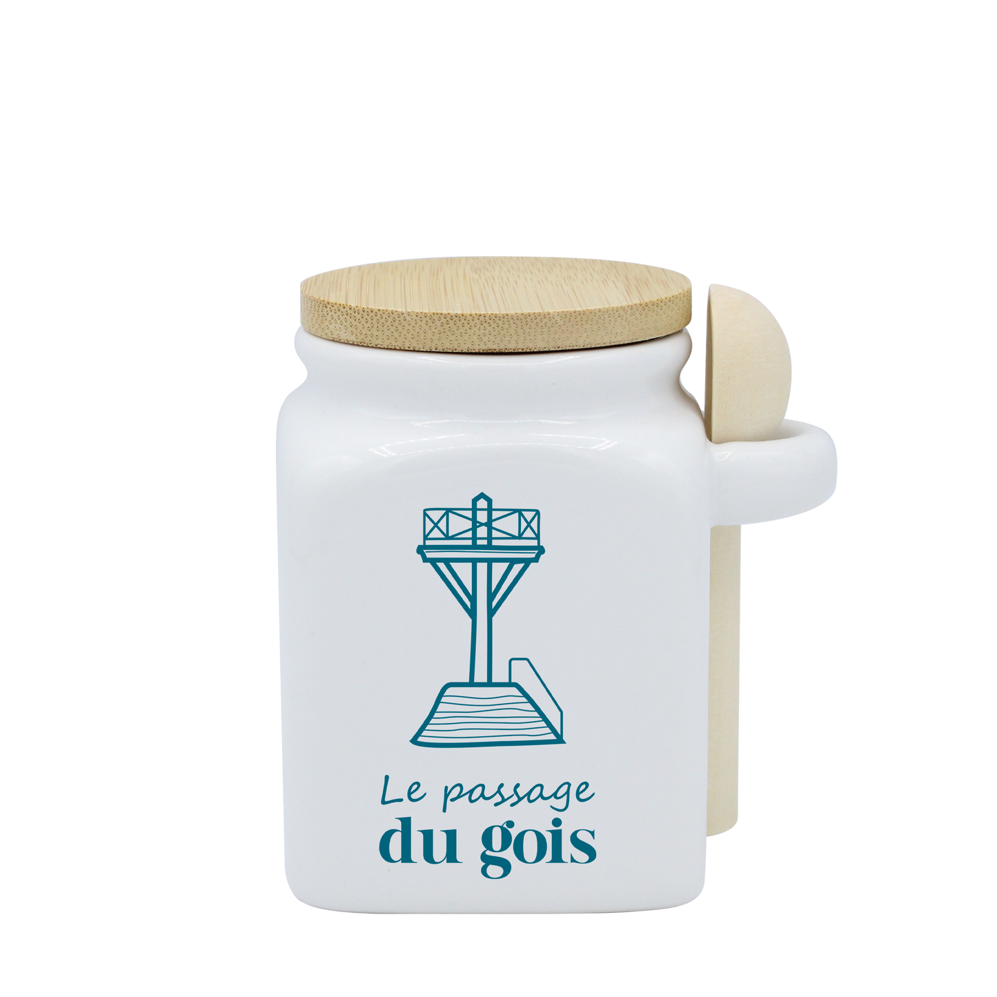 POT BLANC PM COUV. BAMBOO+CUIL. BOIS - SPE PETITES CAGNIOTTES PASSAGE DU GOIS