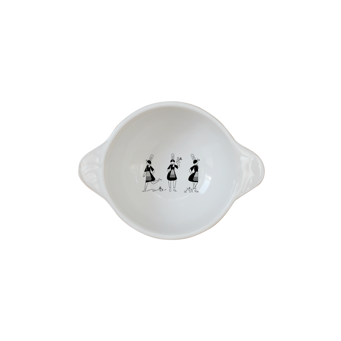 MINI BOL A OREILLES BLANC - ARMELLE BIGOUDENE 3 PICTOS