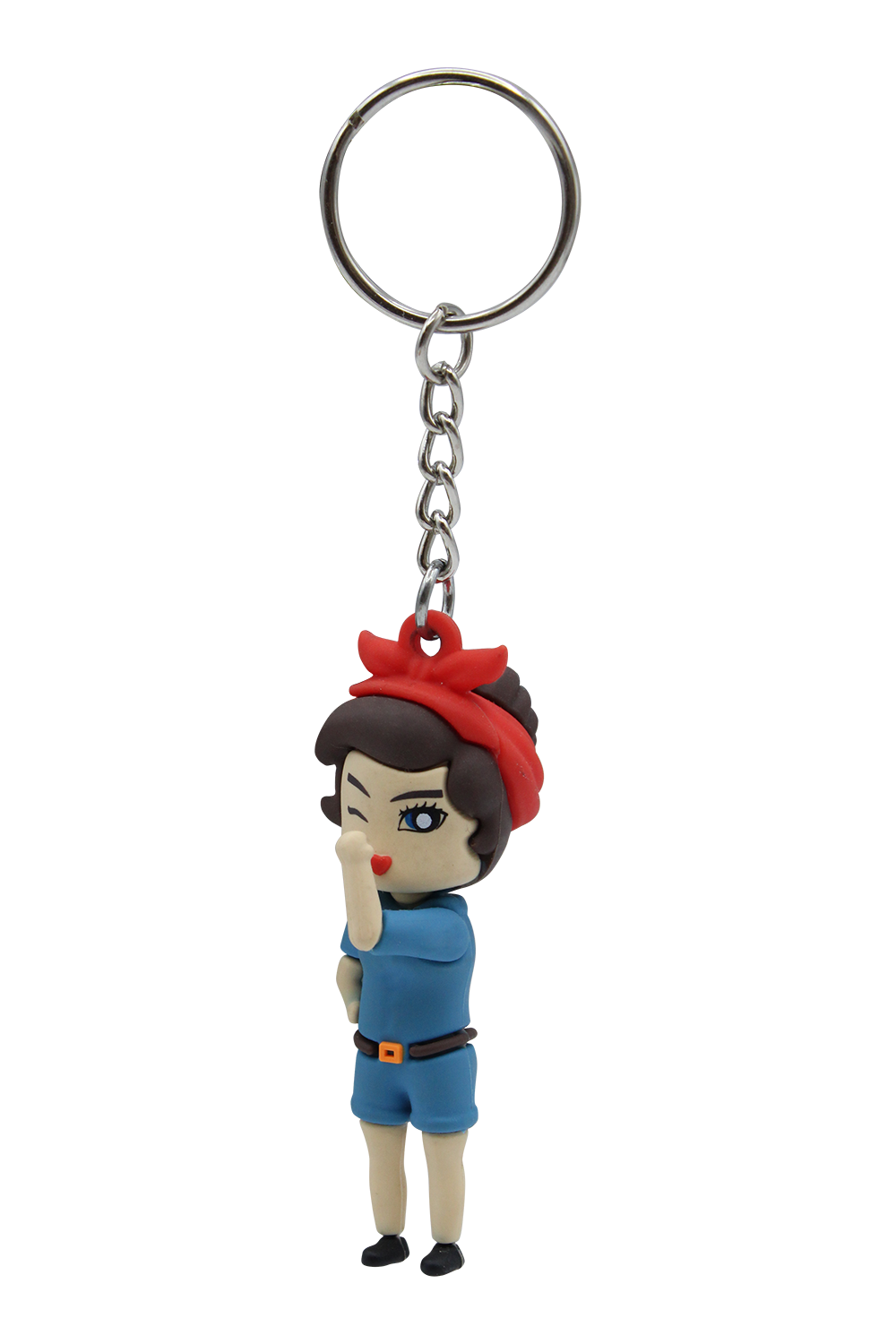 PORTE CLES SILICONE ROSIE