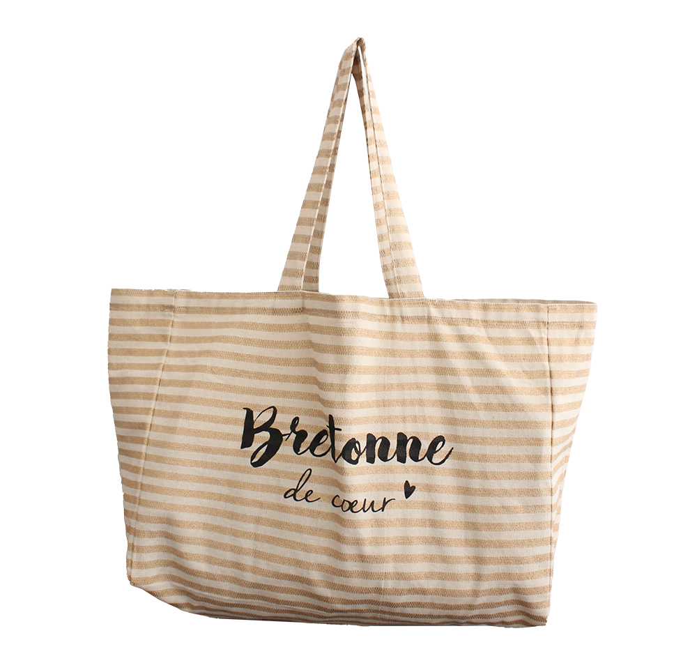 SAC DE PLAGE BRETONNE DE COEUR