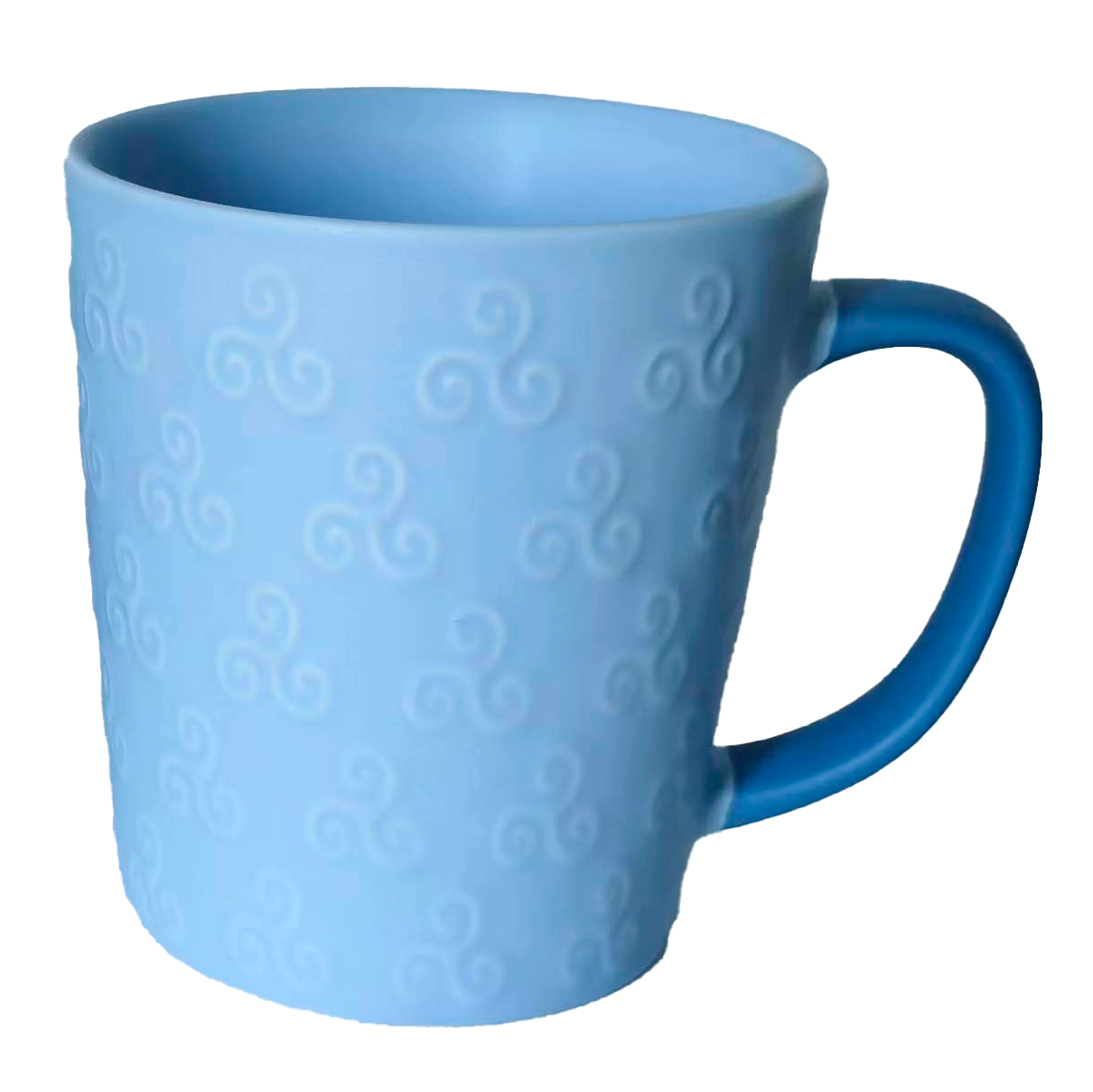 MUG TRISKEL RELIEF BLEU CLAIR MAT