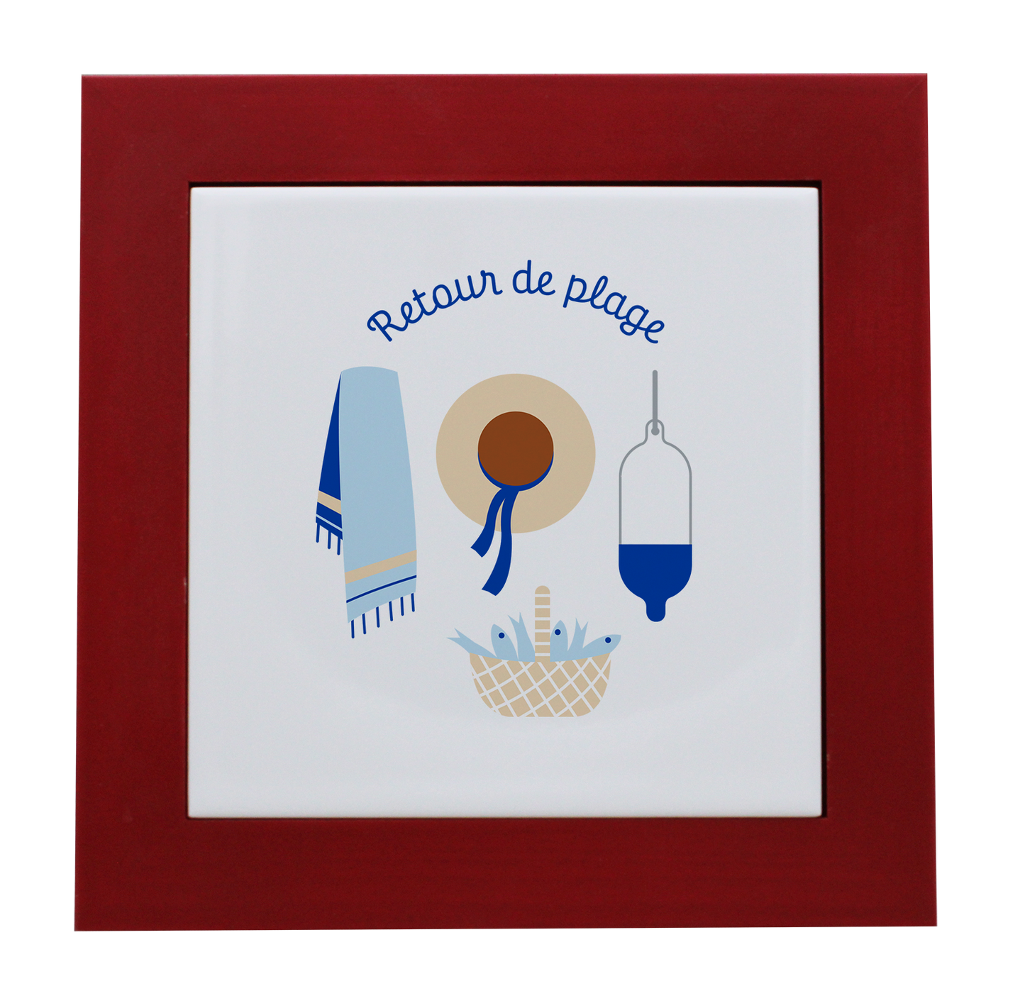 ENTOURAGE BOIS ROUGE-CARREAU FAIENCE 15x15 NU-EMIRTPLA