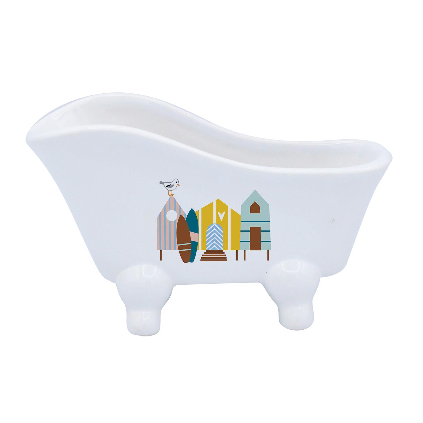 BAIGNOIRE BLANCHE-CABINES ET SURF LA PETITE EMI
