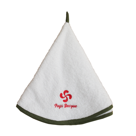 ESSUIE MAIN ROND CROIX BASQUE BLANC