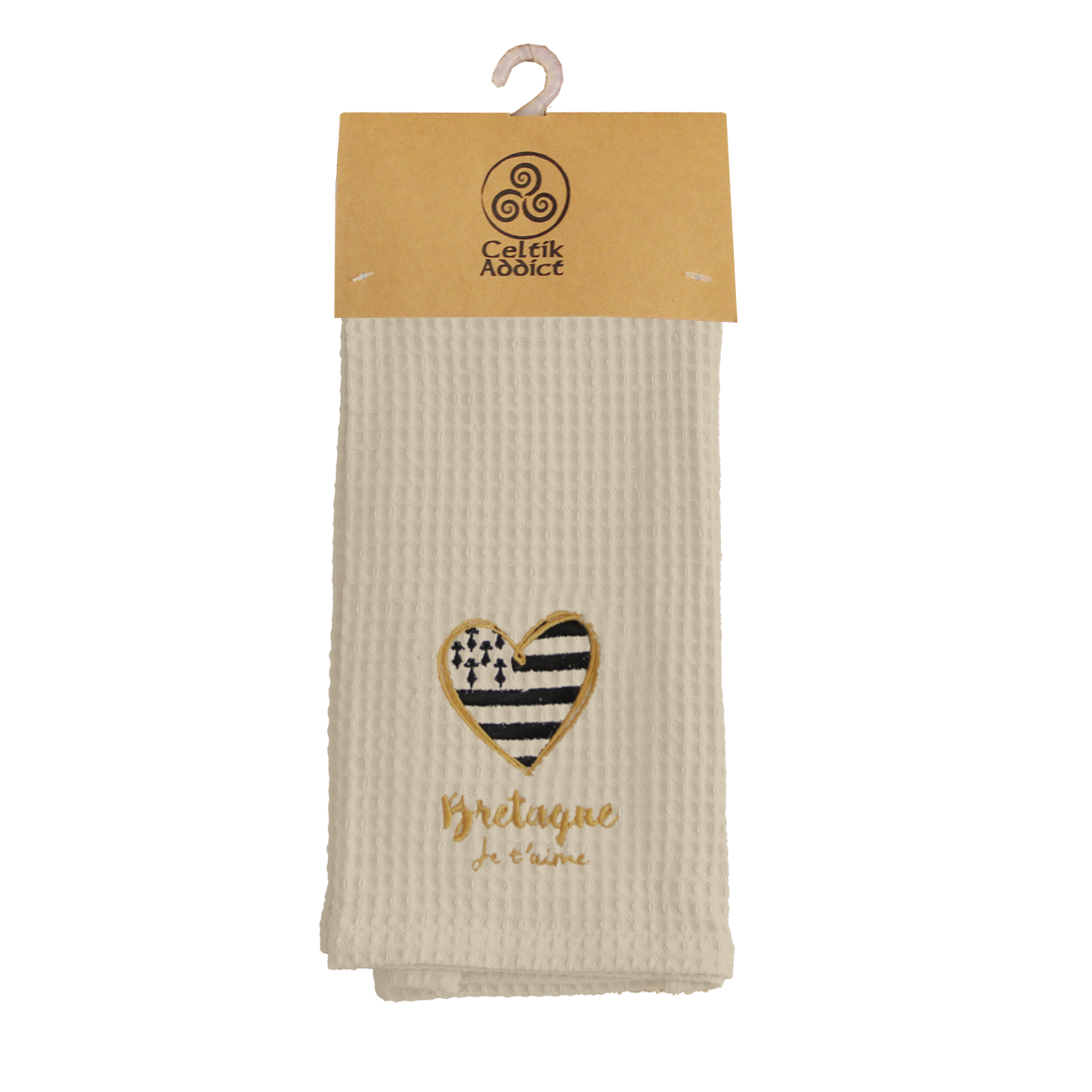 TORCHON NID D'ABEILLE GHD DORE CREME