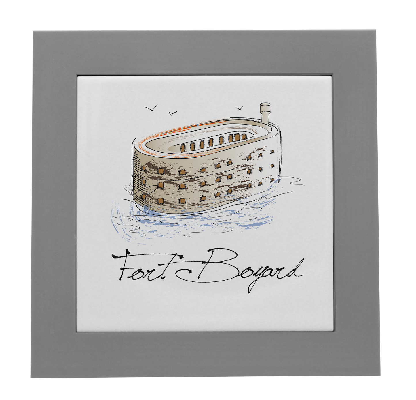 ENTOURAGE BOIS GRIS-CARREAU FAIENCE 15x15 NU-FOBOYD