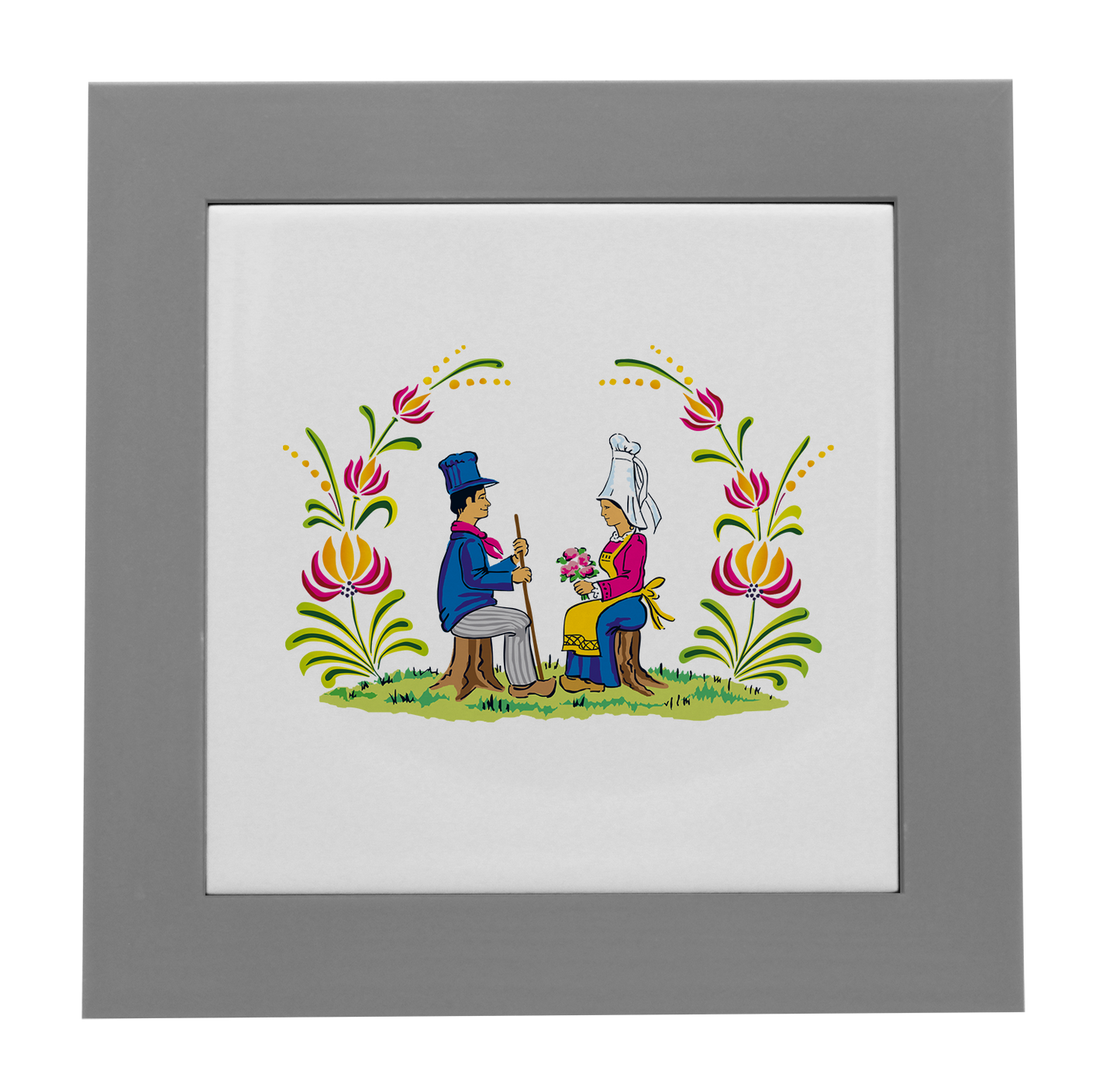 ENTOURAGE BOIS GRIS-CARREAU FAIENCE 15x15 NU-RENOR