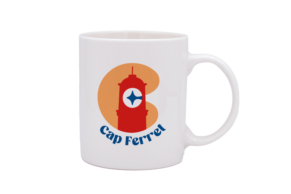 MUG DROIT BLANC - C CAP COUCHE DE SOLEIL