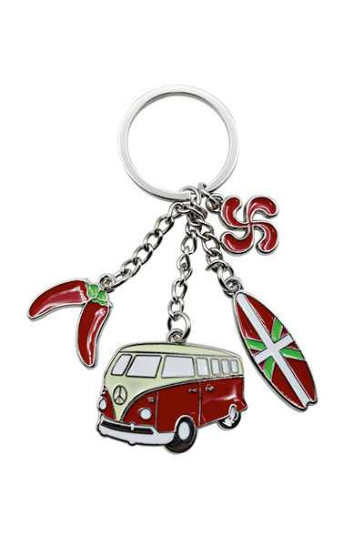 PORTE CLES METAL PAYS BASQUE