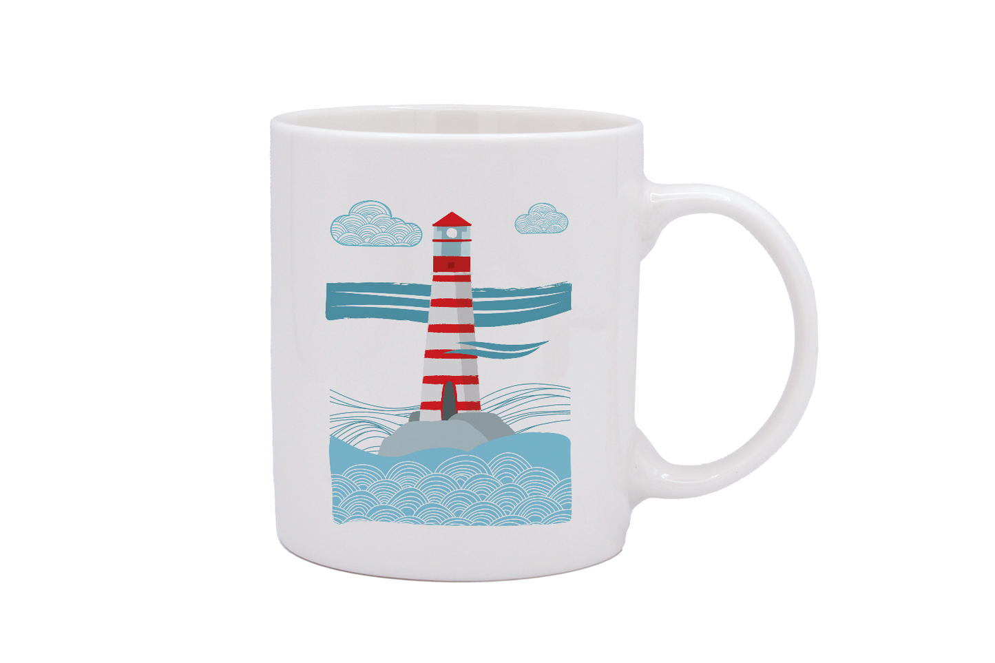 MUG DROIT BLANC-MARINPH