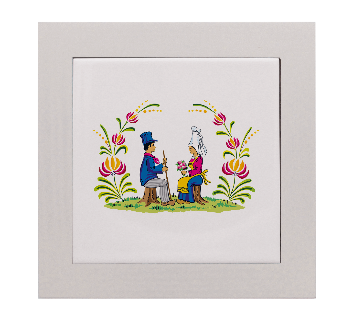 ENTOURAGE BOIS BEIGE-CARREAU FAIENCE 15x15 NU-RENOR